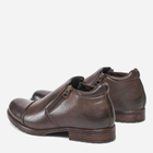 Чоловічі черевики низькі Lanetti MBS-GORAN-124 46 30.2 см Коричневі (5904248965969) - зображення 4