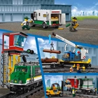 Zestaw klocków LEGO City Pociąg towarowy 1226 elementów (60198) - obraz 5