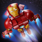 Zestaw klocków LEGO Super Heroes Marvel Figurka Iron Mana 381 element (76206) - obraz 6