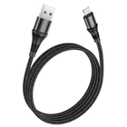 Кабель HOCO Lightning Excellent fast charging data cable X50 для телефонів і планшетів 1m 2.4A Black