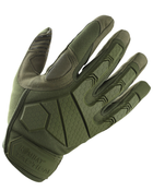 Тактические перчатки KOMBAT UK защитные перчатки XL оливковый (SK-kb-atg-olgr-xl) - изображение 1