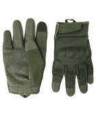 Тактические военные перчатки KOMBAT UK защитные перчатки L оливковый (SK-kb-rtg-olgr-l) - изображение 2