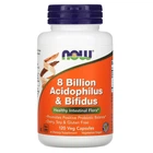 Пробиотики NOW Foods (8 Billion Acidophilus and Bifidus) 8 млрд КОЕ 120 капсул NOW02932