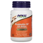 Пробіотики NOW Foods (Probiotic-10) 100 млрд КУО 30 капсул NOW02931