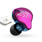 Гибридные наушники KZ ZST X со съемным кабелем Hi-Fi Фиолетовый - изображение 2