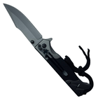 Тактический складной нож Browning FA45 черный полуавтоматический выкидной нож - изображение 2