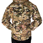 Військова тактична зимова куртка Softshell мультикам ХXXL - зображення 7