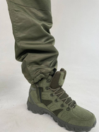 Военно-тактические водонепроницаемые кожаные ботинки OLIV р. 43 - изображение 11