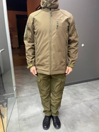 Куртка тактическая WOLFTRAP, Softshell, цвет Олива, размер XXL, зимняя флисовая куртка для военных - изображение 7