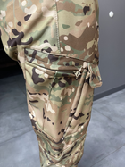 Штани зимові тактичні софтшел флісові Single Sword, розмір M, Мультикам, утеплені штани для військових - зображення 11