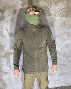 Армейская Кофта флисовая VOGEL карманы на рукавах Цвет оливковый S - изображение 4
