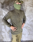 Армейская Кофта флисовая VOGEL карманы на рукавах Цвет оливковый S - изображение 6