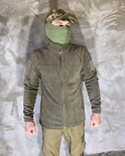 Армійська Кофта флісова VOGEL кишені на рукавах Колір оливковий 3XL - зображення 4