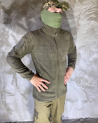Армейская Кофта флисовая VOGEL карманы на рукавах Цвет оливковый 2XL - изображение 5