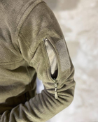 Армійська Кофта флісова VOGEL кишені на рукавах Колір оливковий 3XL - зображення 9