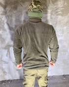 Армейская Кофта флисовая VOGEL карманы на рукавах Цвет оливковый L - изображение 11