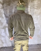 Армейская Кофта флисовая VOGEL карманы на рукавах Цвет оливковый XL - изображение 11