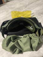 Тактичні окуляри олива з 3 лінзами, тактична маска, захисна маска, захисні окуляри олива, Revision - зображення 8