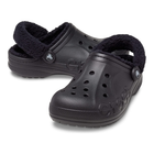 Зимові утеплені крокси Crocs Baya Lined Fuzz-Strap Clogs 40-41 р 25.8-26.7 см Чорні 206633-060 M8/W10 Black/Black