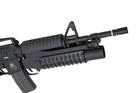 Штурмова страйкбольна гвинтівка з підствольним гранатометом Specna Arms M4 SA-G01 Black - изображение 4