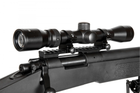 Снайперська гвинтівка Specna Arms M62 SA-S02 Core High Velocity Sniper Rifle With Scope and Bipod Black - зображення 3