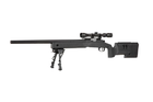 Снайперська гвинтівка Specna Arms M62 SA-S02 Core With Scope and Bipod Black - зображення 3