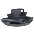 Набір посуду Lifeventure Ellipse Camping Tableware Set Темно-сірий