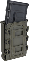 Підсумок IDOGEAR Mag Pouch для магазинів 5,56/7,62 мм, кріплення - затискач для ременя,колір- Ranger Green - зображення 5