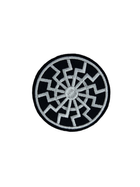 Шеврон на липучке Оберег Черное Солнце 8см (12127) - изображение 1