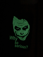 Шеврон на липучке Туз Джокер Joker Why so serious светонакопительная нить 9см х 5.8см (12138) - изображение 2
