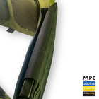Камербанд тактический под баллистические пластины с пряжкой быстрого сброса и системой Молли MPC Модель 11 Черный - изображение 5