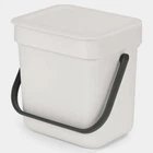 Відро для сміття Brabantia Sort&Go 3 л (світло-сірий)