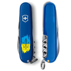 Складной нож Victorinox SPARTAN UKRAINE Трезубец фигурный на фоне флага 1.3603.2_T1026u - изображение 7