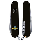 Складной нож Victorinox HUNTSMAN UKRAINE Герб Украины с лентой 1.3713.3_T1010u - изображение 4