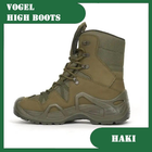 Чоловічі тактичні черевики Waterproof Vogel Олива 41 - зображення 3