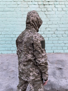 Куртка військова тактична демісезонна Софт Шелл Піксель 44-46 - зображення 3
