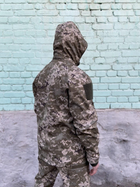 Куртка військова тактична демісезонна Софт Шелл Піксель 56-58 - изображение 3