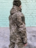 Куртка військова тактична демісезонна Софт Шелл Піксель 44-46 - зображення 5