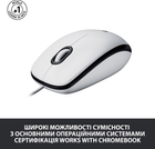 Mysz Logitech M100 USB biała (910-005004) - obraz 4