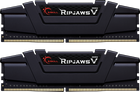 Pamięć RAM G.Skill DDR4-3200 65536MB PC4-25600 (zestaw 2x32768) Ripjaws V Black (F4-3200C16D-64GVK) - obraz 1