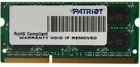 RAM Patriot SODIMM DDR3-1600 8192MB PC3-12800 (PSD38G16002S) - obraz 1