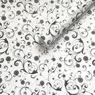 Самоклеющаяся декоративная пленка белые вензеля 0,45Х10М (10175), Білий, Білий