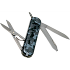 Нож складной швейцарский 58 мм/7 функций Victorinox CLASSIC SD Синий камуфляж - изображение 4