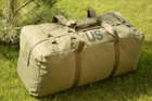 Великий військовий тактичний баул сумка тактична US 130 л колір олива для передислокації - зображення 1