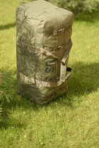 Великий військовий тактичний баул сумка тактична US 130 литров колір олива для передислокації - зображення 3