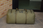 Большой военный тактический баул сумка тактическая US 130 литров цвет олива для передислокации - изображение 4
