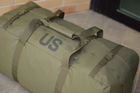 Великий військовий тактичний баул сумка тактична US 130 літрів колір олива для передислокації ЗСУ - зображення 6