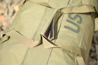Великий військовий тактичний баул сумка тактична US 130 літрів колір олива для передислокації ЗСУ - зображення 10