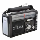 Радиоприёмник колонка с радио FM USB и фонариком Golon RX-381 Blaсk/Чорный