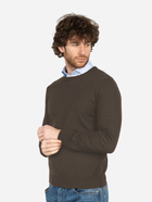Sweter męski ciepły Vela Blu V22930-943 S Brązowy (2000377671030) - obraz 2